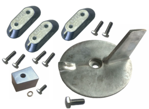 anodes (sacrificial zinc/aluminium)